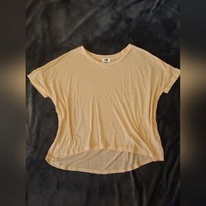 Old Navy * Peach Hi-Low Top * Size XS * Asymmetrical Shirt